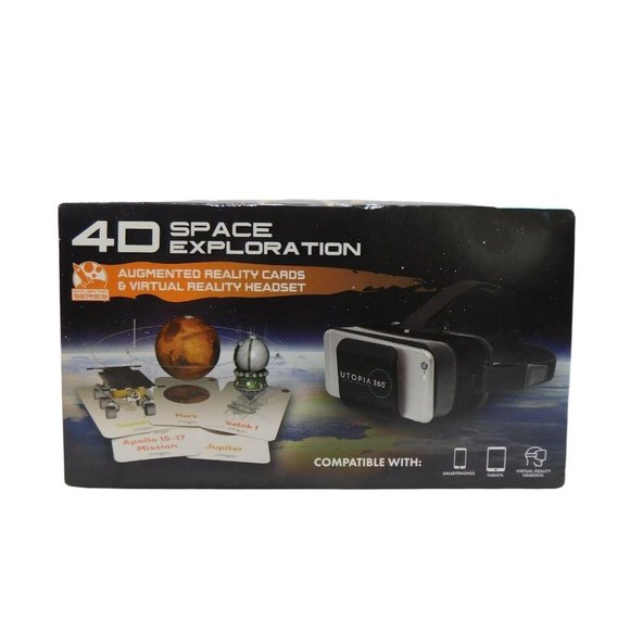 4D Space Exploration Augmented Reality Cards and Virtual Reality Headset NIP - Picture 4 of 6
